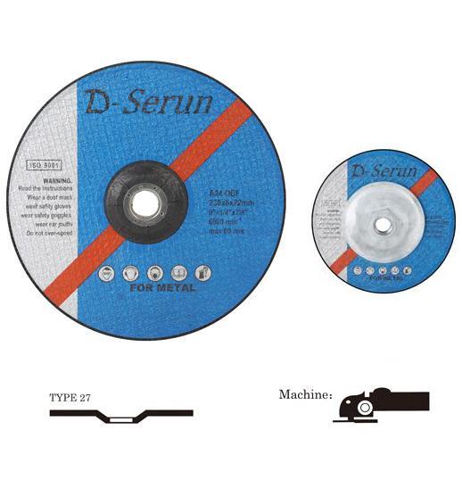 230*6*22mm, Grinding Wheel for Metal, Resin Abrasive Wheel