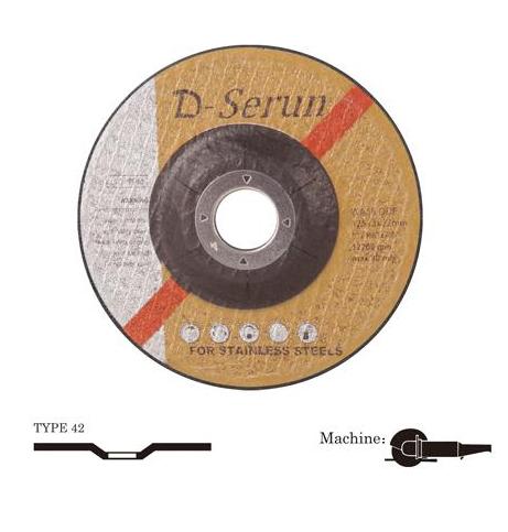 100*3*16mm, Central Depressed Cutting Wheel for Stainless Steel, Resin Abrasive Wheel