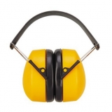 ABS Earmuff, Steel Frame, Yellow Color,