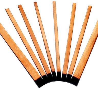 DC Copper Coated Flat Carbon Gouging Rods