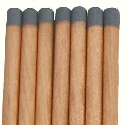 DC Copper coated Carbon Rods with striated surface