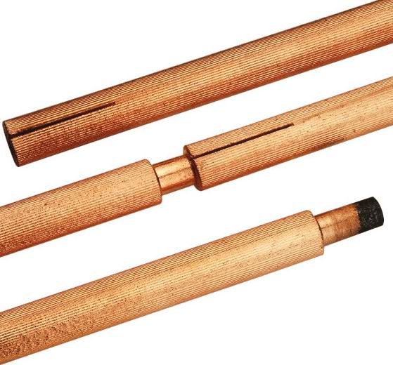 DC Copper Coated Jointed Carbon Gouging Rods