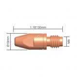 Contact Tip M8*30 for MIG 36 / 501D torch