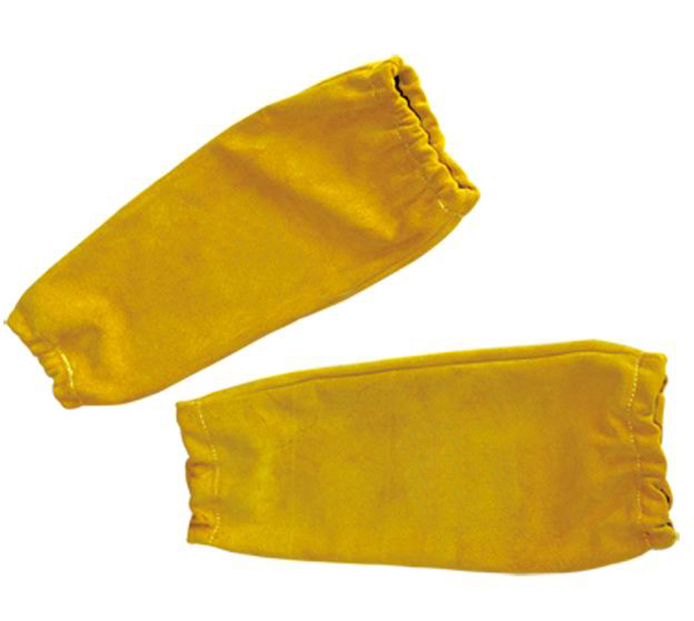 BT-7048 Series, Cowhide Leather Oversleeves, Golden/welding clothes