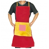 BT-4028 Series, Fireproof cotton apron with cowhide protection center/welding clothes