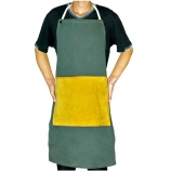 BT-4028 Series, Fireproof cotton apron with cowhide protection center/welding clothes