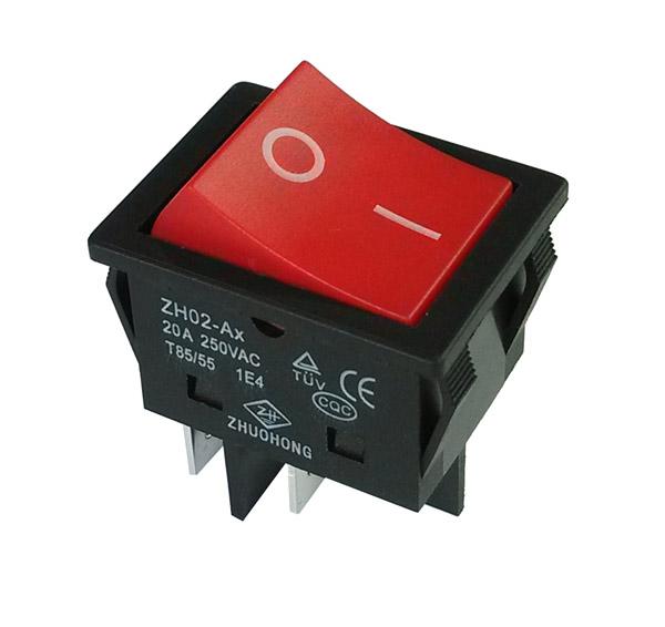 Rocker switch, 16A / 20A / 25A / 30A