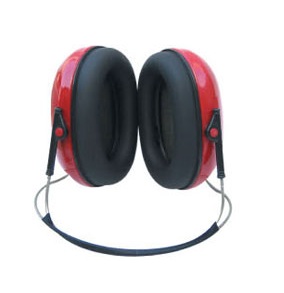 Steel Wire Earmuff, Red Color