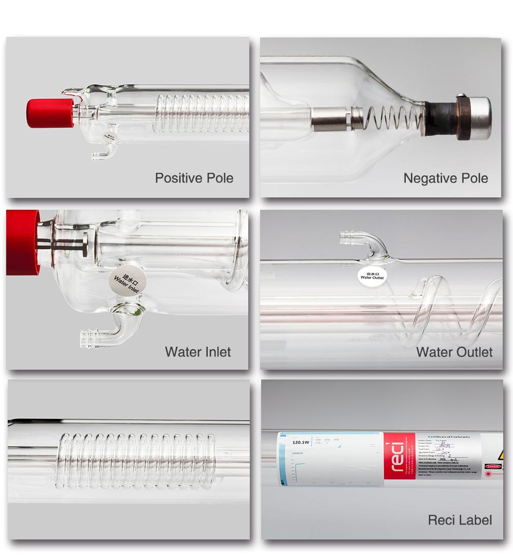 RECI Laser Tube 75W-180W