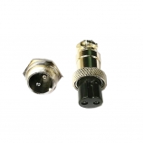 Electrical connectors for Plasma torch&TIG torch, size:GX16,2&3&4 pin male+female 12.5 mm