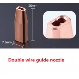 Double wire feeding spare parts