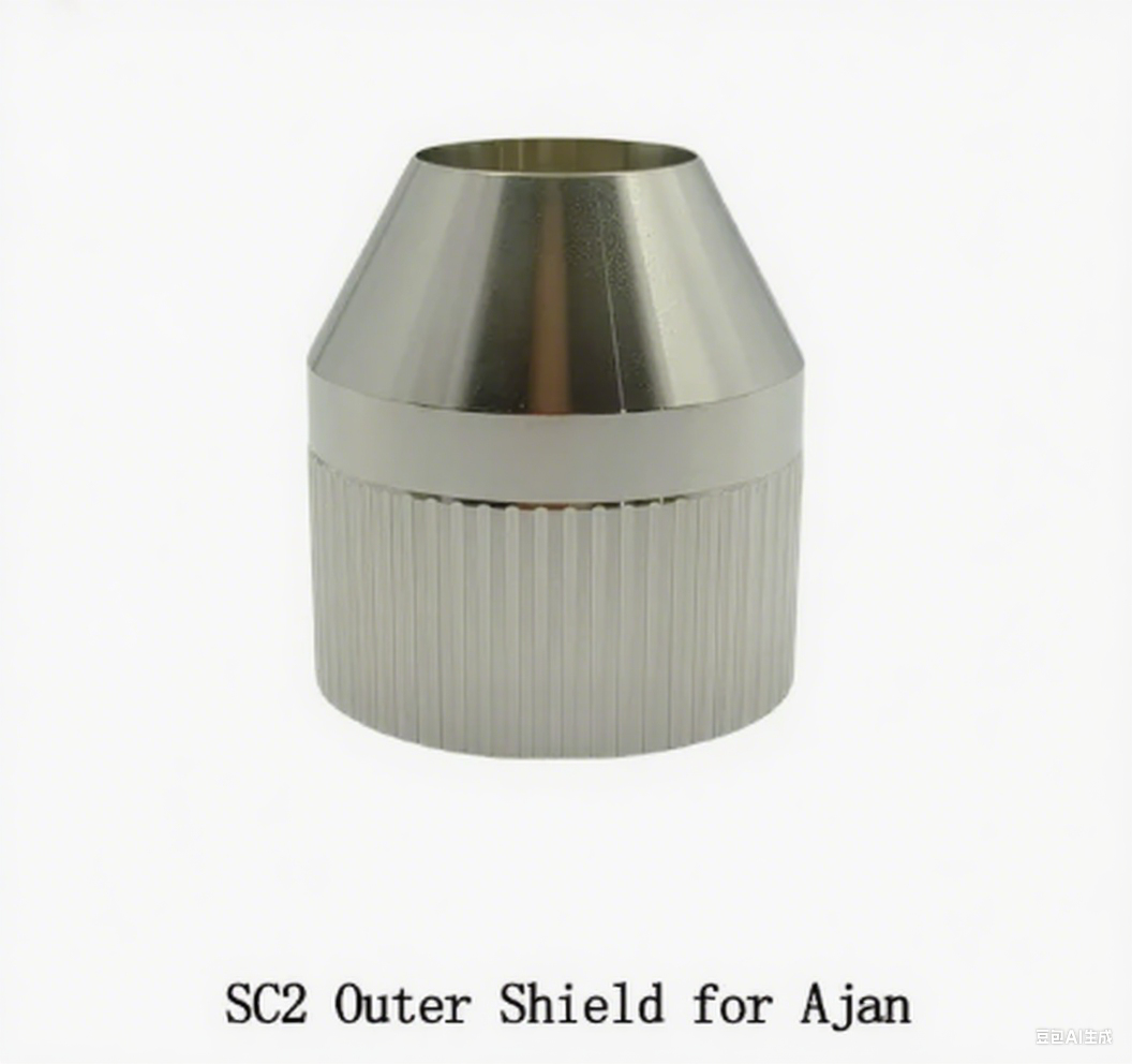 SC2 Outer Shield for Ajan Plasma Cutting Torch Consumables Retaining Cap