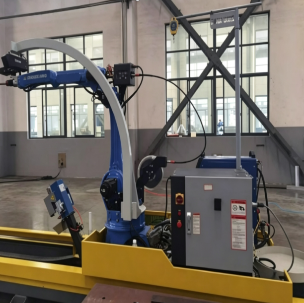Ground Rail single robot intelligent welding workstation