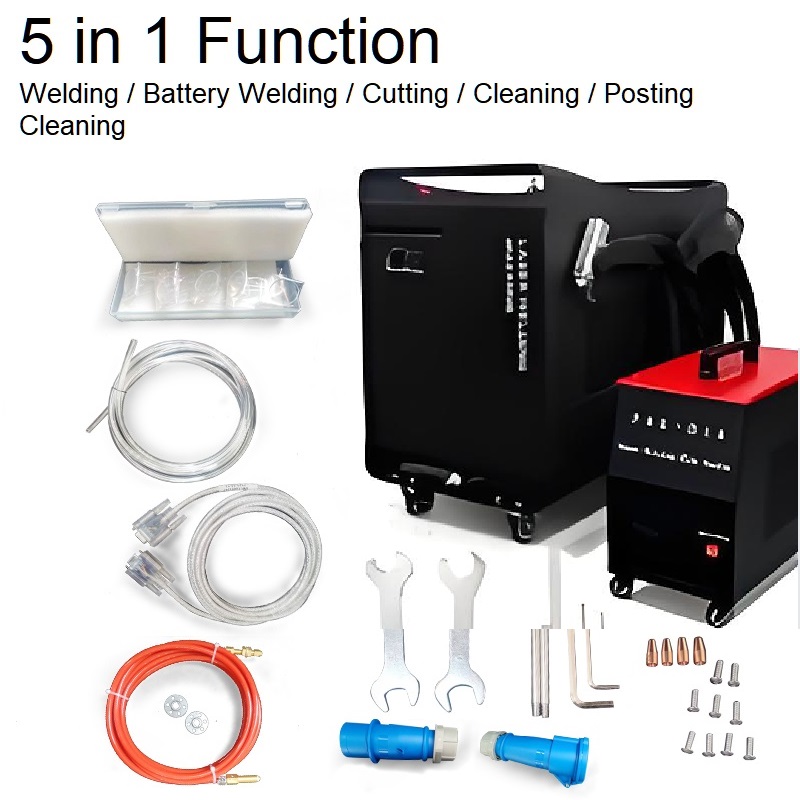 5in1 Water Cooled Handheld laser welding machine，HW-1500W/2000W/3000W